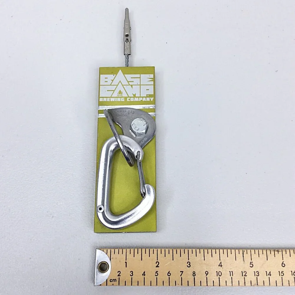 Base‎ Camp Brewing Company Tap Handle Uncommon RARE Carabiner Portland Oregon